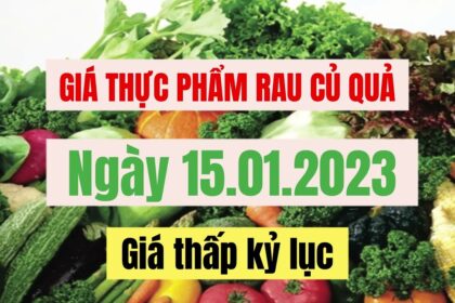 vegetables, fruits and food price January 15, 2023
