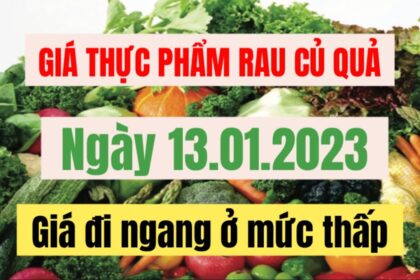 vegetables, fruits and food price January 13, 2023