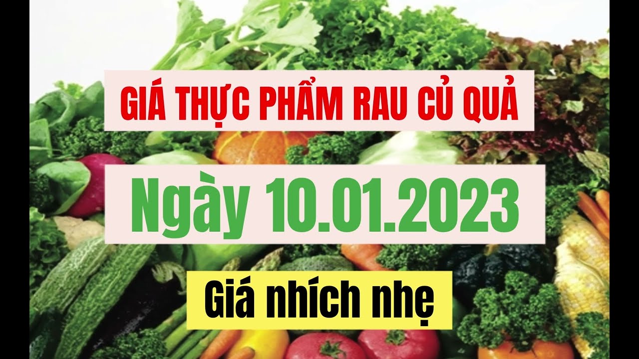 food, vegetables and fruits price January 10, 2023