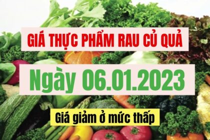 vegetables, fruits and food, market prices and agricultural products price January 6, 2023