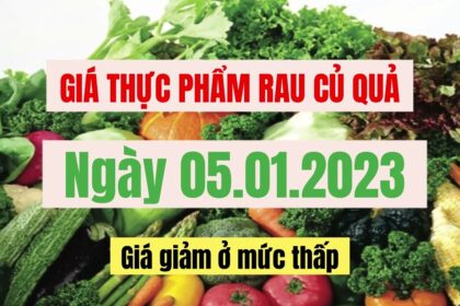 vegetables, fruits and food, market prices and agricultural products price January 5, 2023
