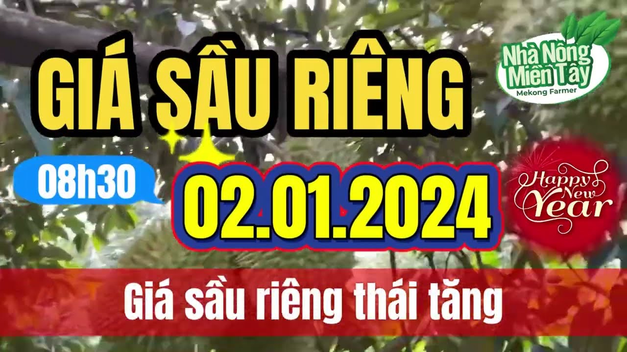Vietnam durian prices January 2, 2024