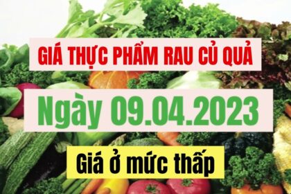 food, vegetables and fruits price April 9, 2023