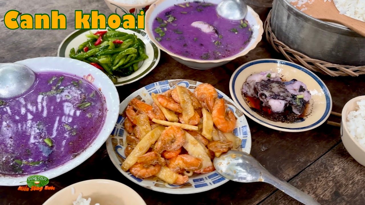 rustic yam soup from the mekong delta