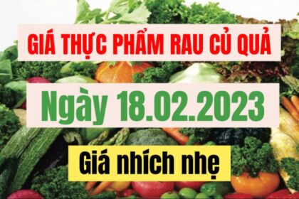 vegetables, fruits and food price February 18, 2023