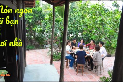a rustic mekong delta feast for visiting friends