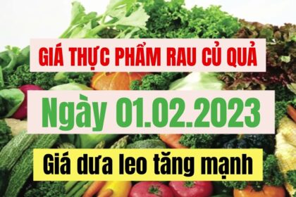 food, vegetables and fruits price February 1, 2023