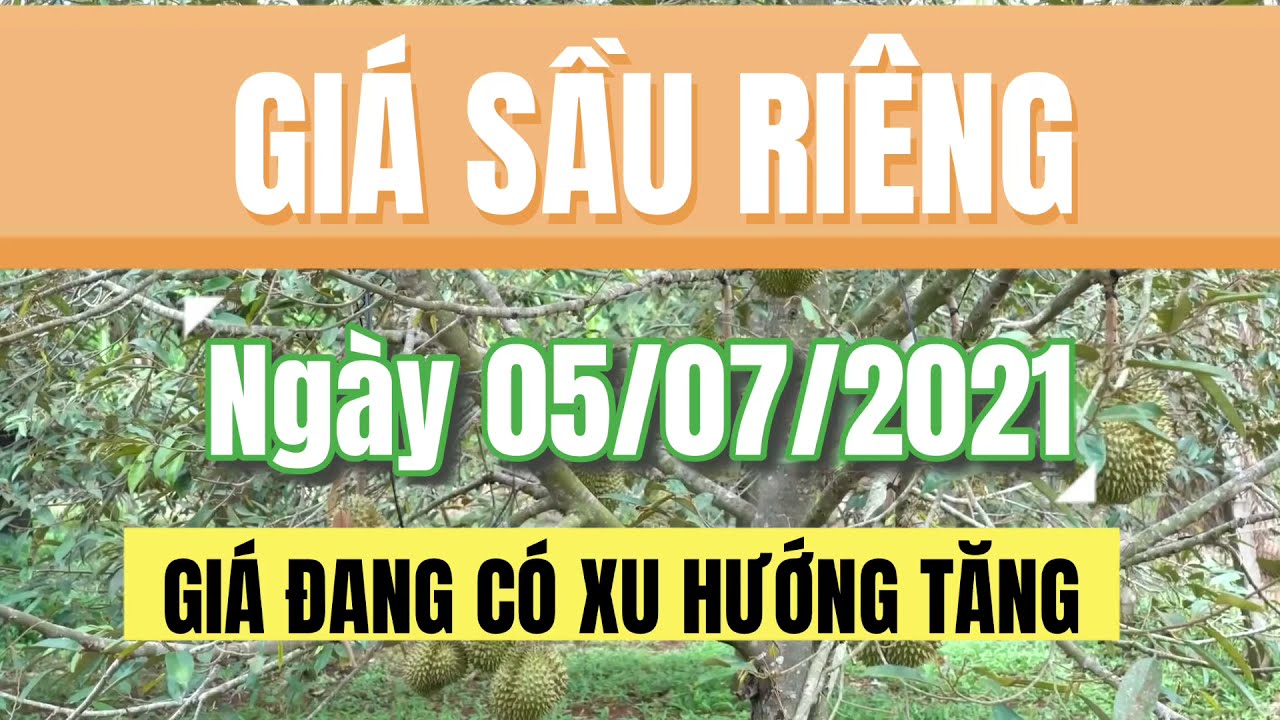 Vietnam durian prices July 5, 2021