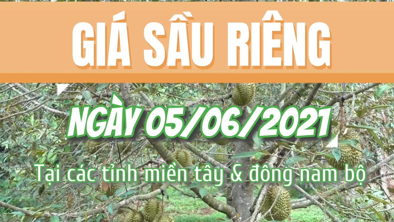 Vietnam durian prices June 5, 2021
