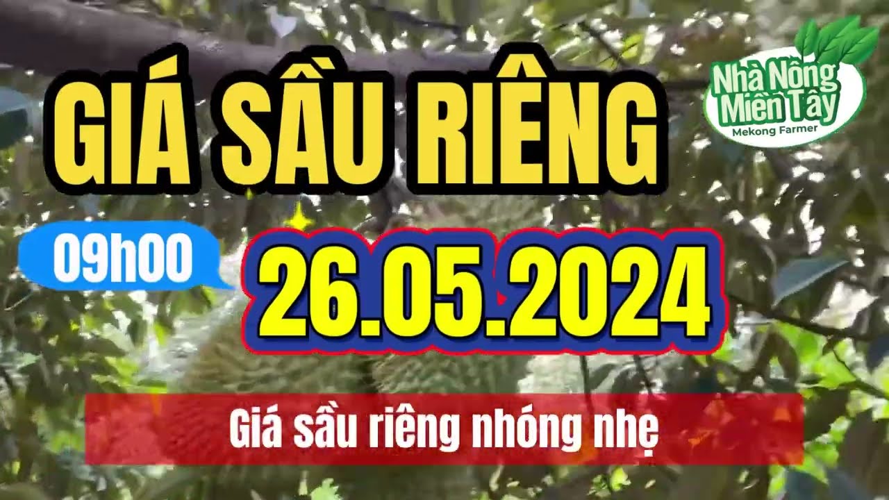 Vietnam durian prices May 26, 2024