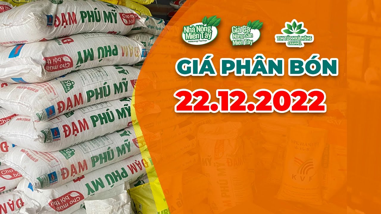 Vietnam fertilizer prices December 22, 2022