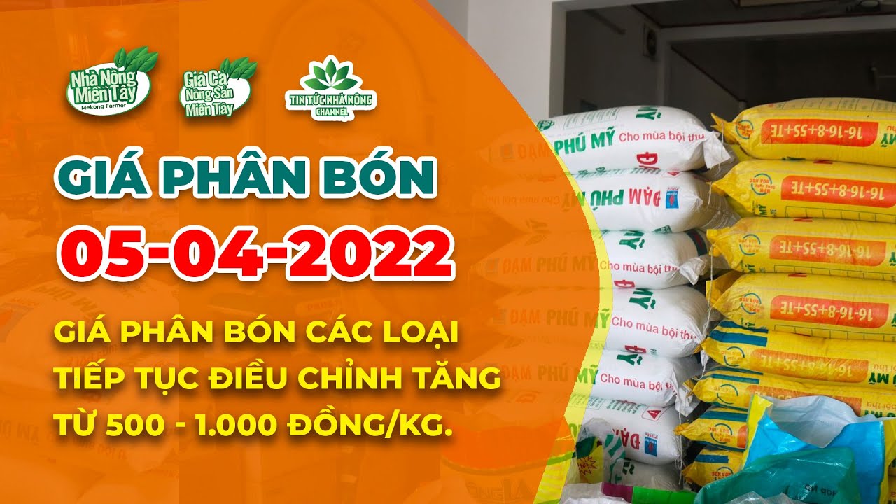 Vietnam fertilizer prices April 5, 2022
