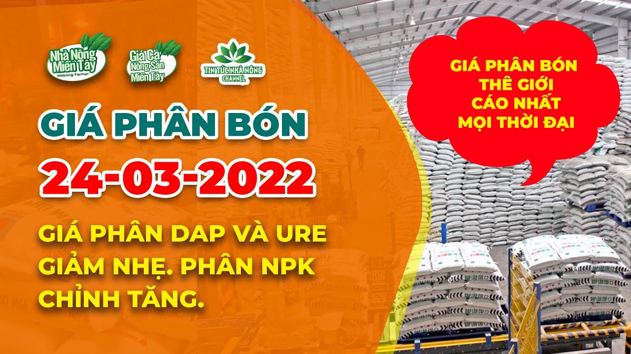 Vietnam fertilizer prices March 24, 2022