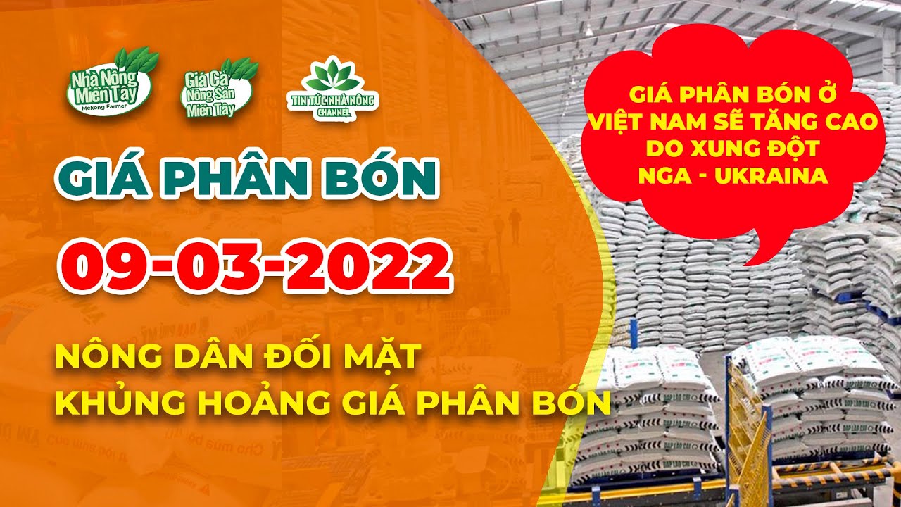 Vietnam fertilizer prices March 9, 2022