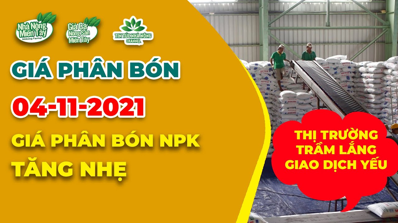 Vietnam fertilizer prices November 4, 2021