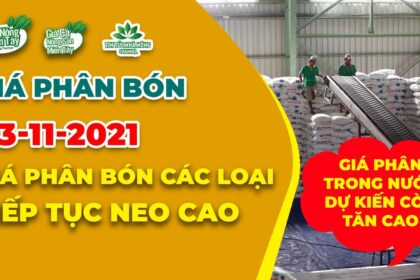 Vietnam fertilizer prices November 3, 2021