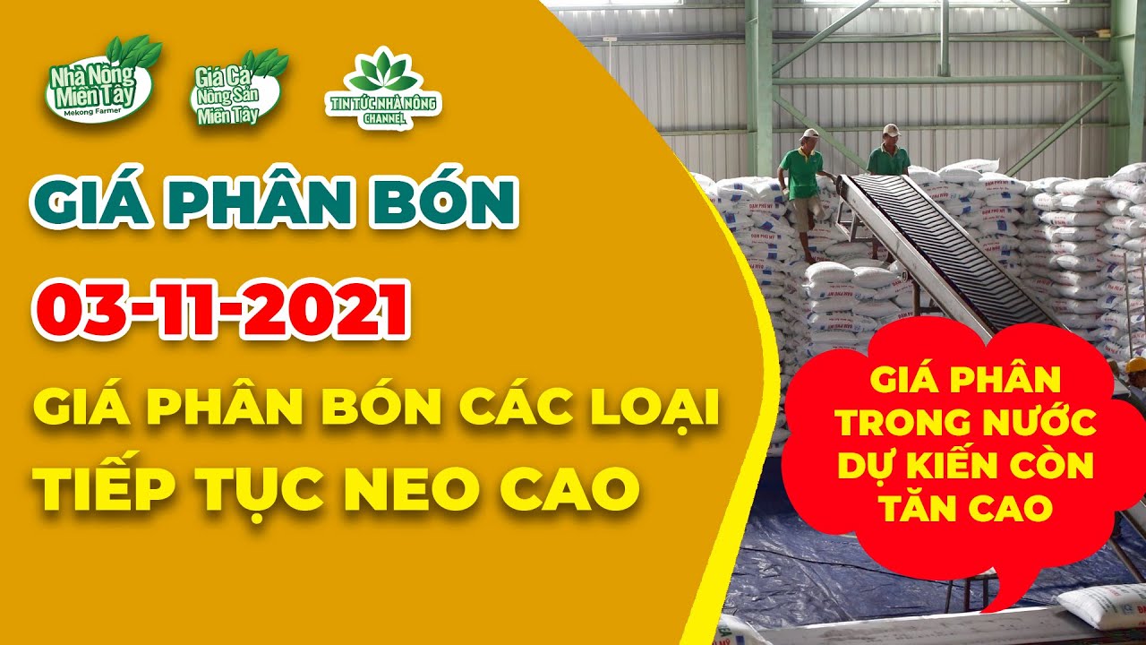 Vietnam fertilizer prices November 3, 2021
