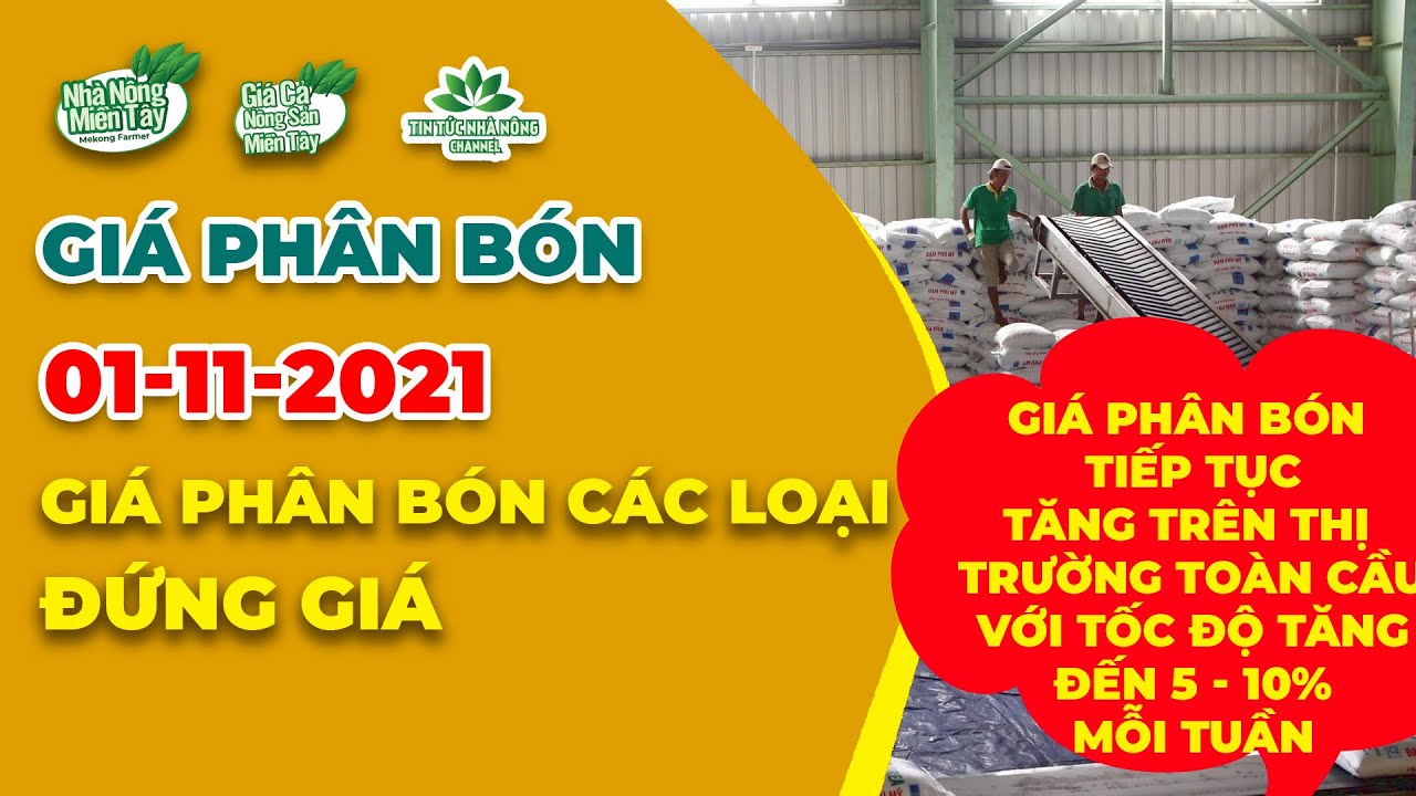 Vietnam fertilizer prices November 1, 2021