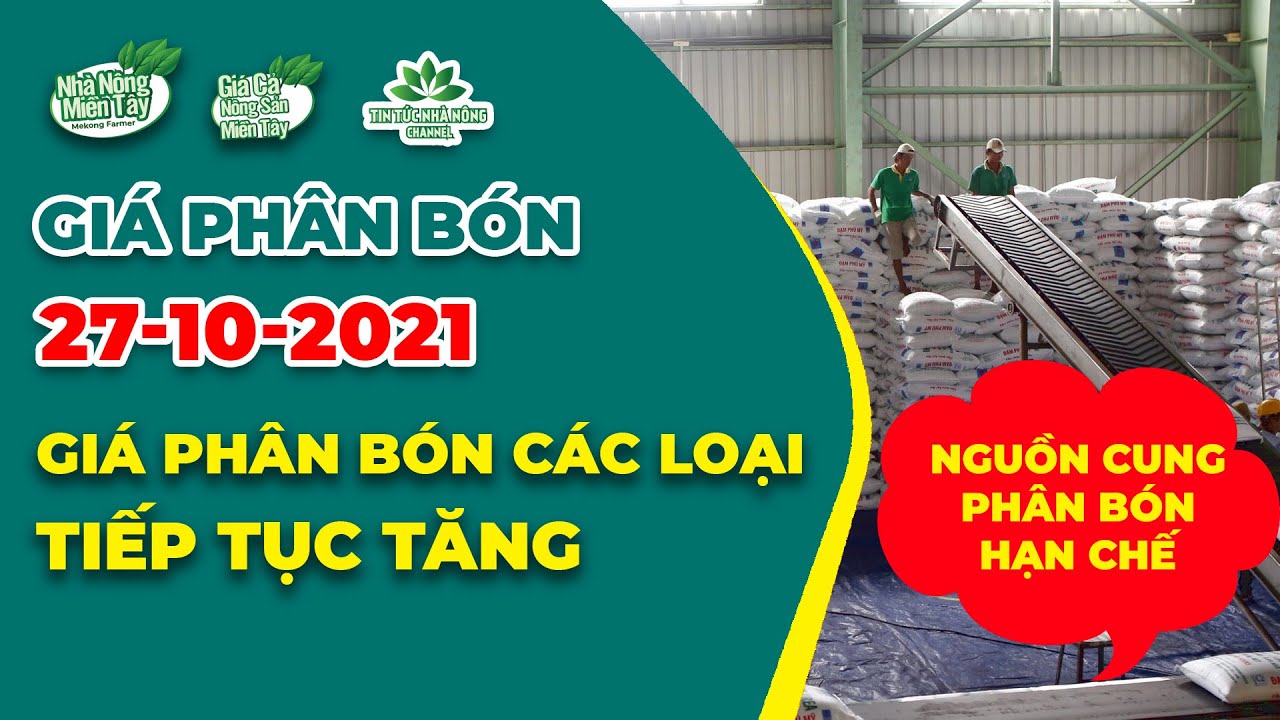 Vietnam fertilizer prices October 27, 2021