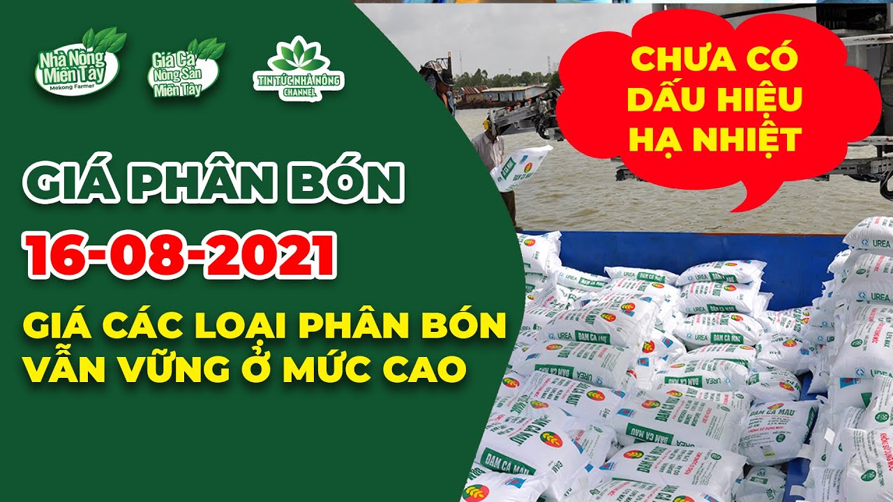 Vietnam fertilizer prices August 16, 2021